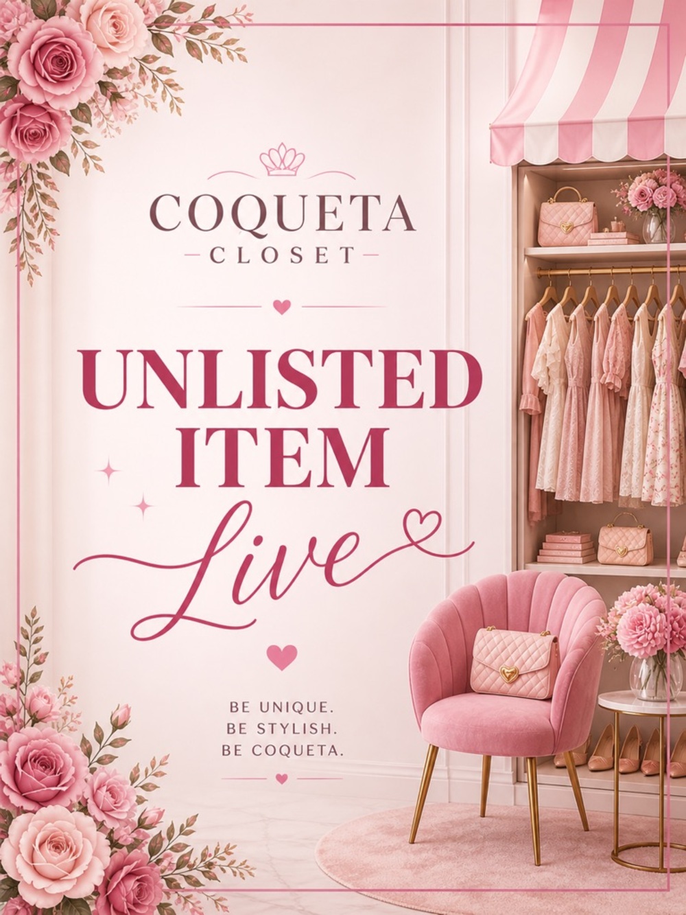 Coqueta Closet Live ✨ UNLISTED ITEM 🛍️ No Cancelations/No Returns please.